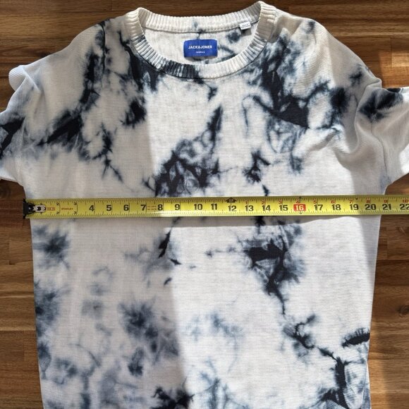Jack & Jones 100% Cotton Men’s Sweater Tie Dye Size Medium Crewneck Casual NWT - Picture 13 of 15